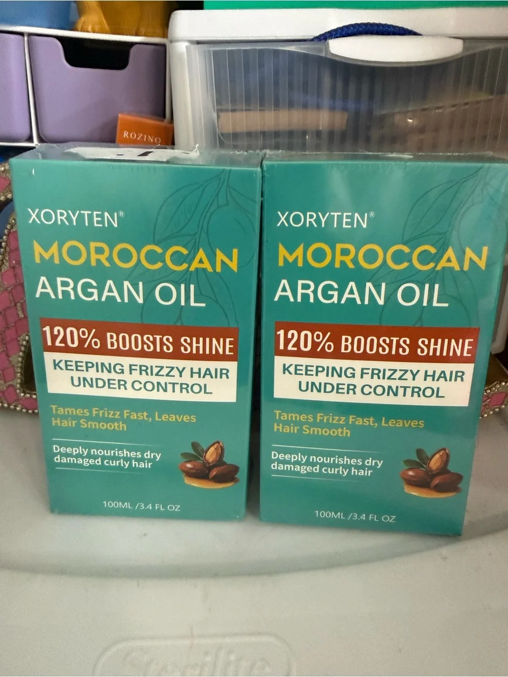 Moroccan Argan Oil Hair Serum - Green